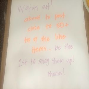 Watch out for the new listings I’m posting tonight!!!!